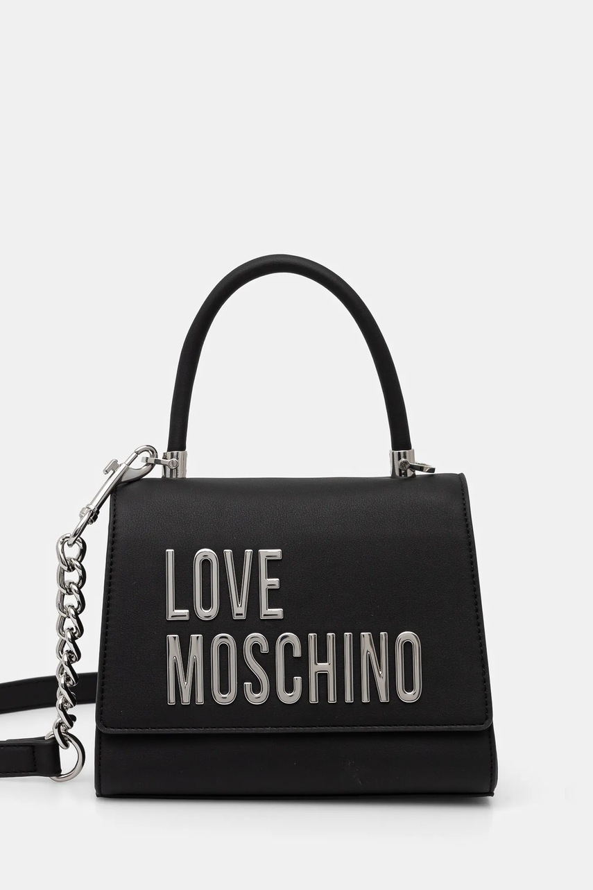 Love Moschino poseta culoarea negru, JC4024PP1