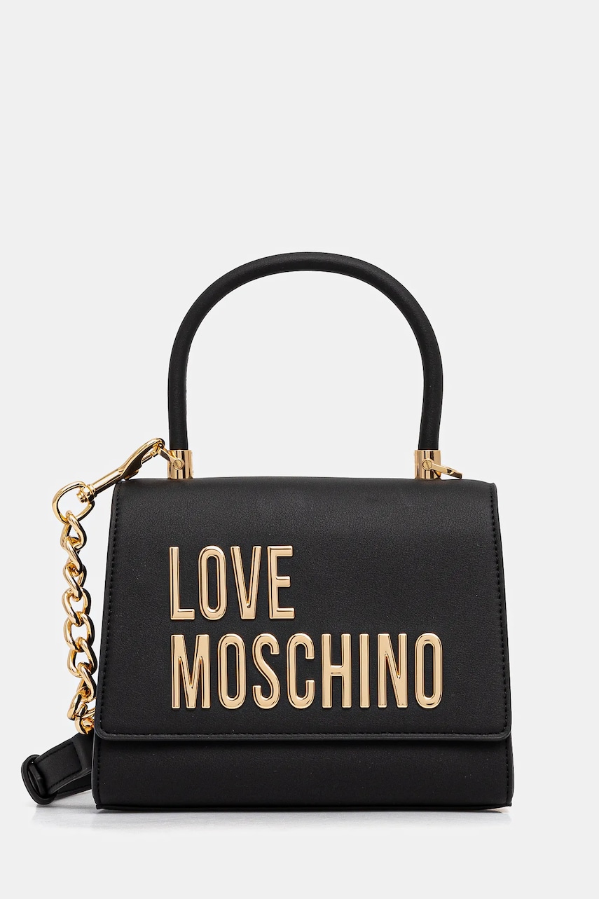 Love Moschino poseta culoarea negru, JC4024PP1