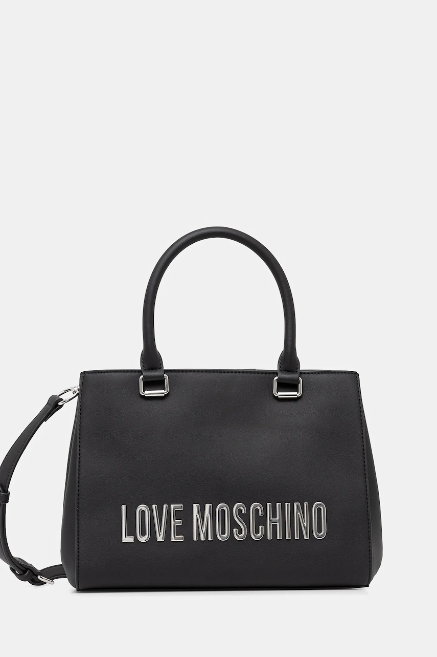 Love Moschino poseta culoarea negru, JC4022PP1