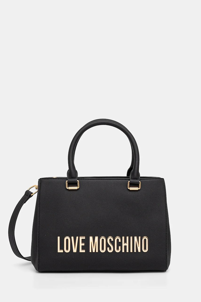 Love Moschino poseta culoarea negru, JC4022PP1