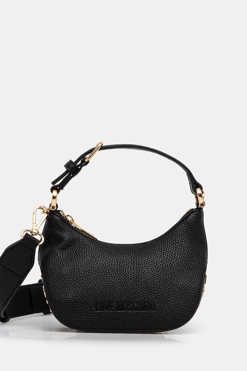Love Moschino poseta culoarea negru, JC4019PP1