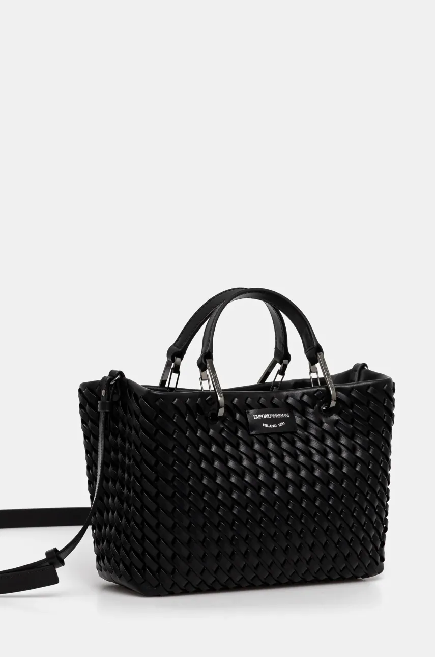 Кожаная сумочка Emporio Armani цвет чёрный EW000361 AF12762 Кожаная сумочка Emporio Armani цвет чёрный EW000361 AF12762