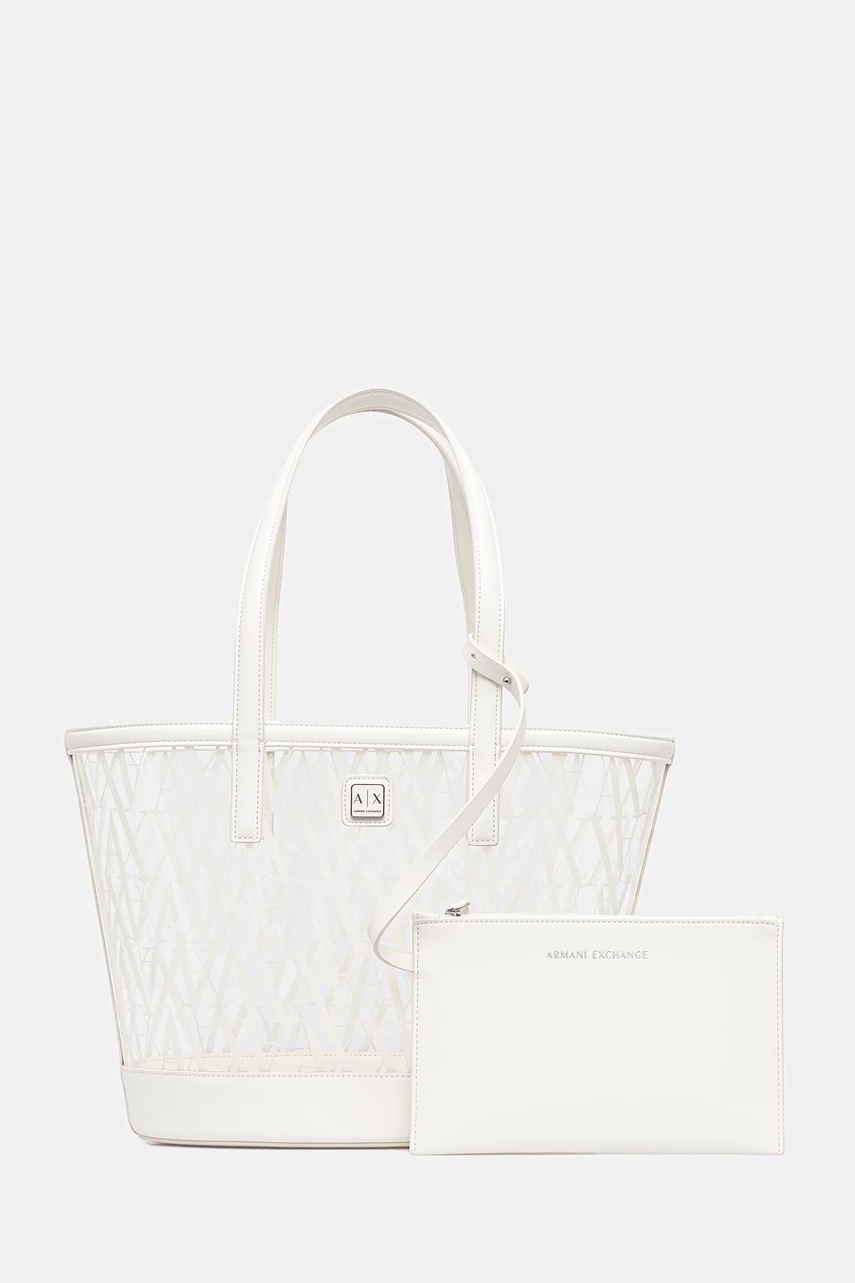 Levně Kabelka Armani Exchange bílá barva, XW000325 AF12147
