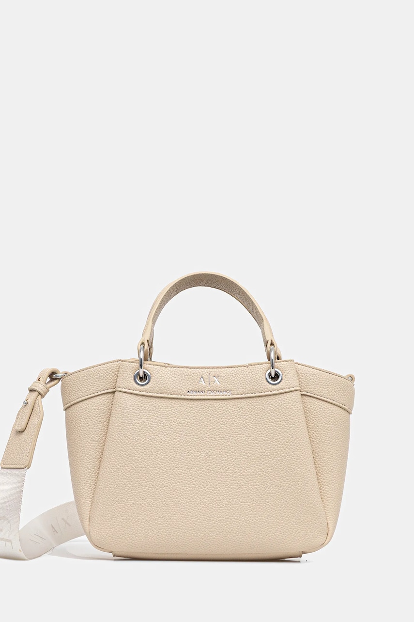 Armani Exchange geanta culoarea bej, 942927 CC783
