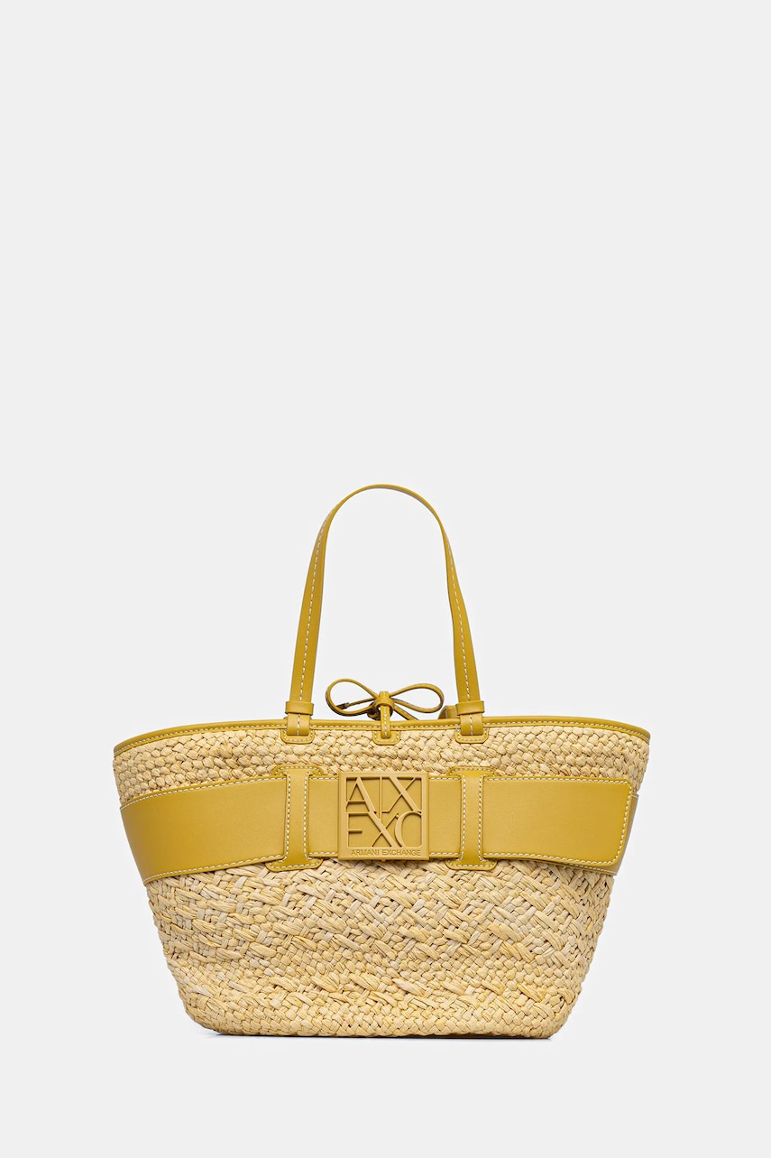 Levně Kabelka Armani Exchange žlutá barva, XW000322 AF12144