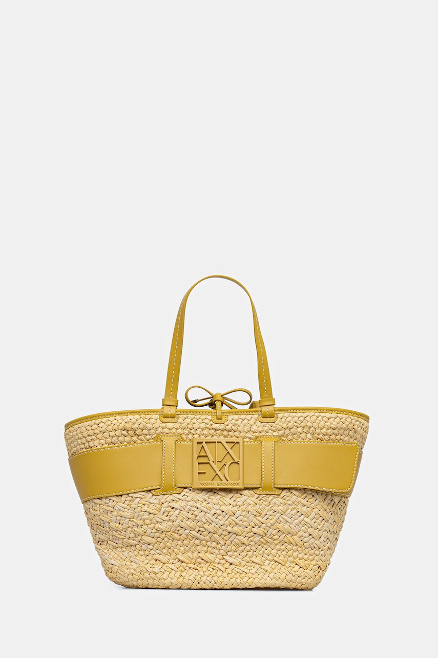 Armani Exchange poșetă culoarea galben, XW000322 AF12144