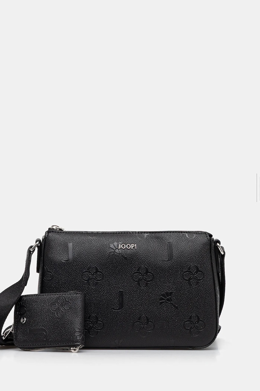Joop! geantă Decoro Stampa Jasmina culoarea negru, 4140007406