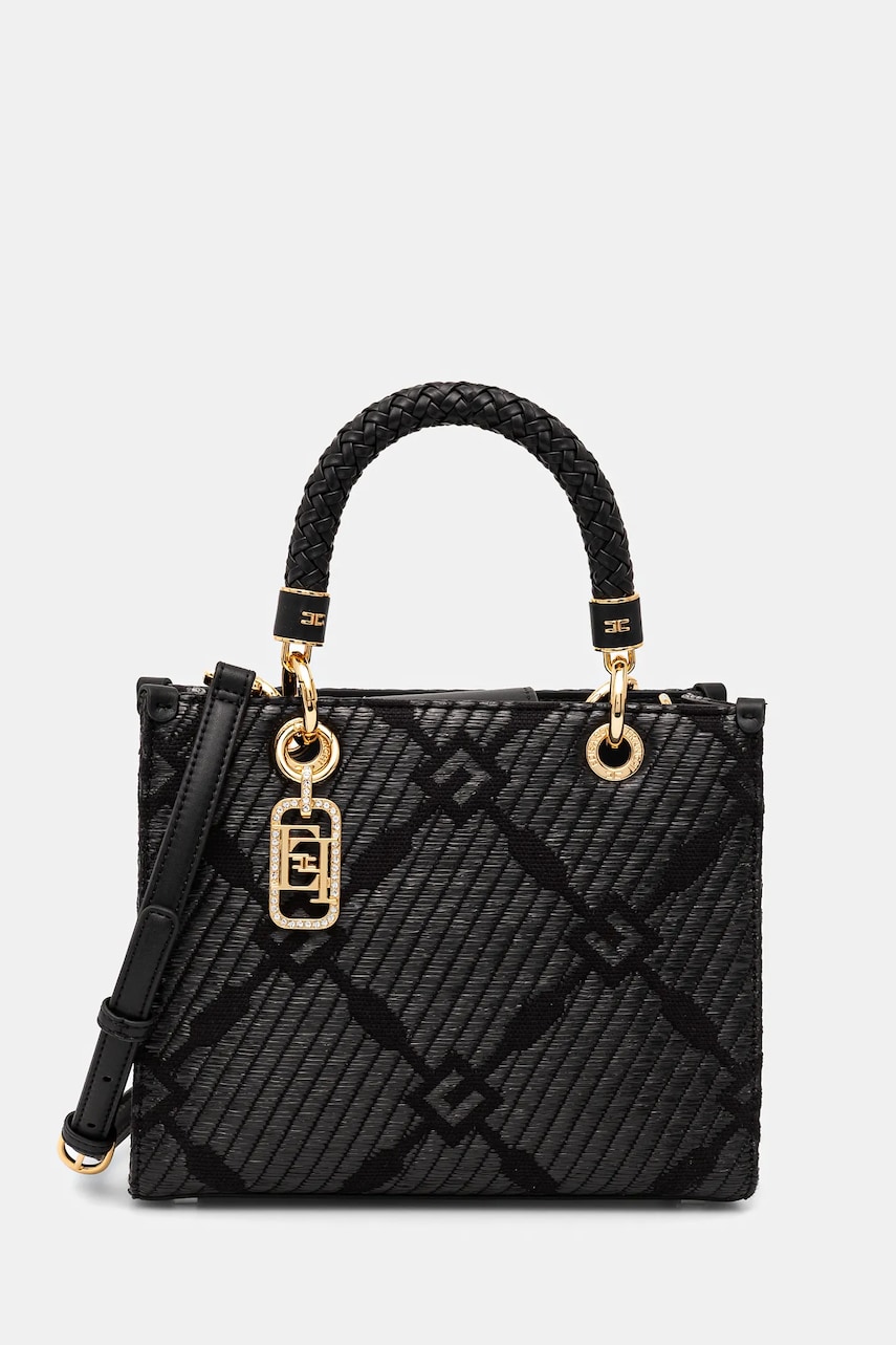 Elisabetta Franchi geanta culoarea negru, BS13A51E2