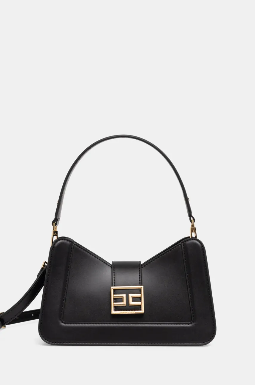 Kabelka Elisabetta Franchi černá barva, BS18A51E2