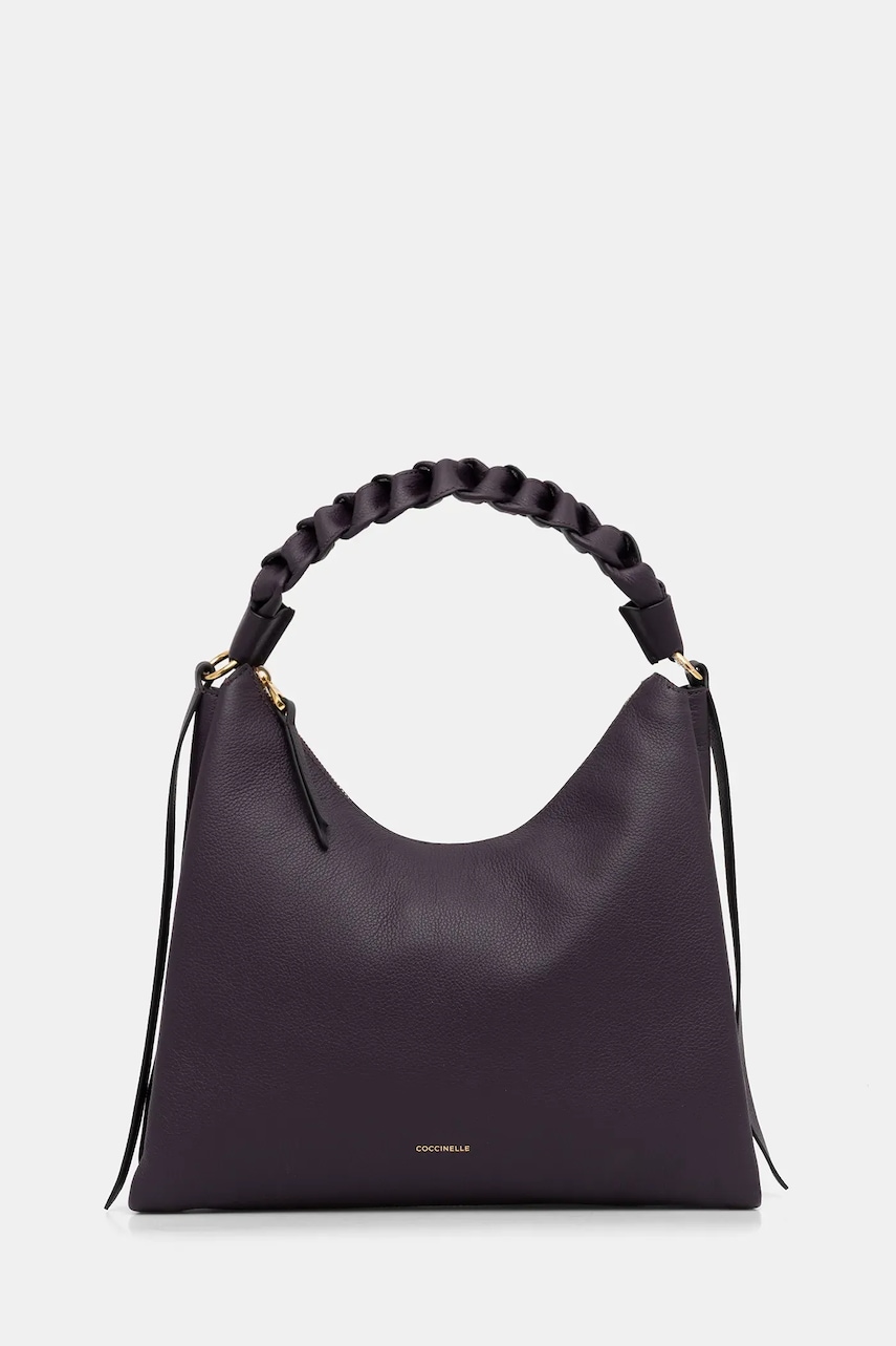 Coccinelle geantă de piele culoarea negru, E1 M50 13 02 01