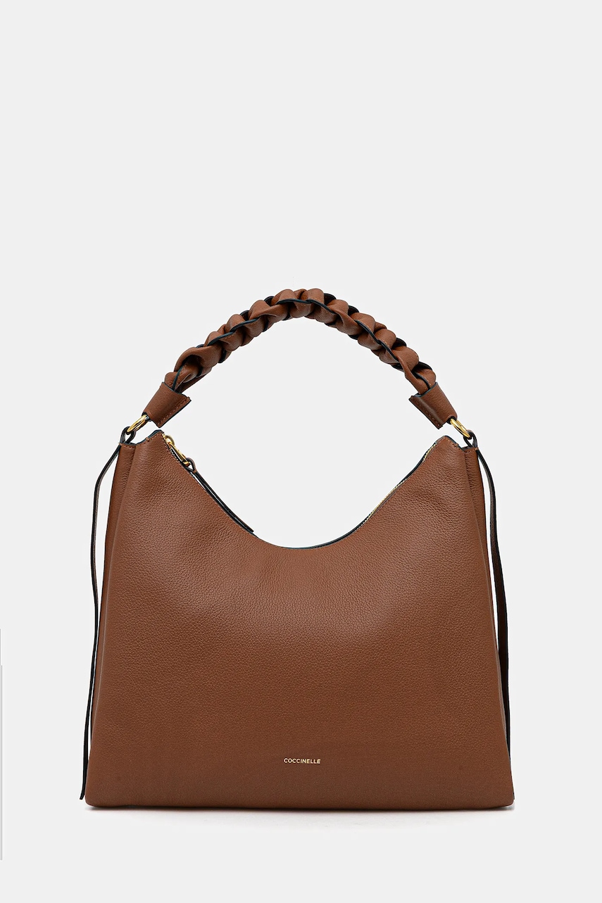 Coccinelle geantă de piele culoarea negru, E1 M50 13 02 01