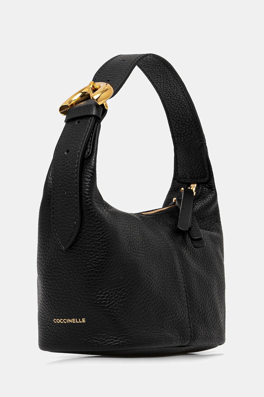 Кожаная сумочка Coccinelle цвет чёрный E1 S4A 53 01 01 Кожаная сумочка Coccinelle цвет чёрный E1 S4A 53 01 01