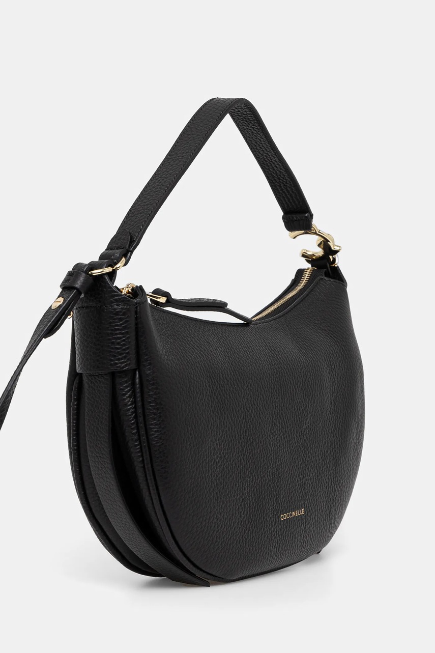 Кожаная сумочка Coccinelle цвет чёрный E1 SHA 13 03 01