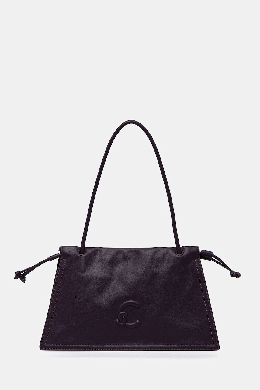 Coccinelle poșetă de piele culoarea negru, E1 SS5 13 01 01