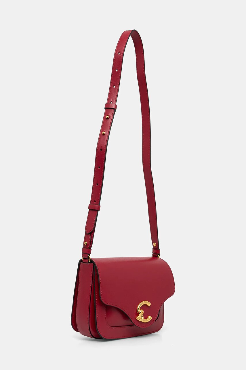 Кожаная сумочка Coccinelle цвет красный E1 SSK 15 01 01 Кожаная сумочка Coccinelle цвет красный E1 SSK 15 01 01