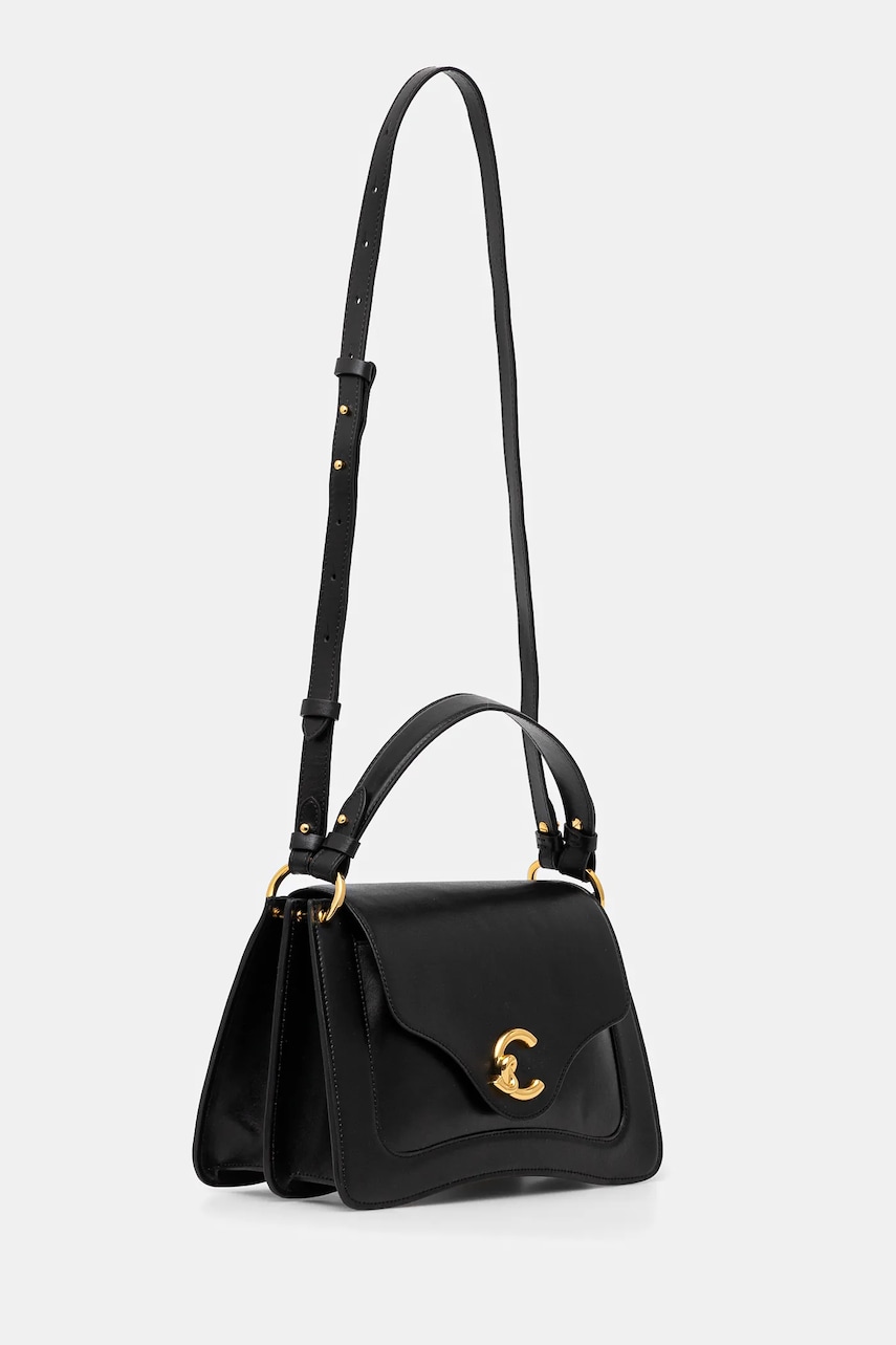 Кожаная сумочка Coccinelle цвет чёрный E1 SSK 18 01 01 Кожаная сумочка Coccinelle цвет чёрный E1 SSK 18 01 01