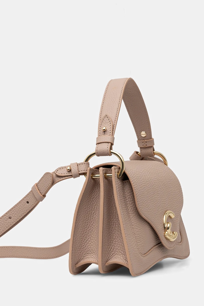 Кожаная сумочка Coccinelle цвет бежевый E1 SSL 18 02 01