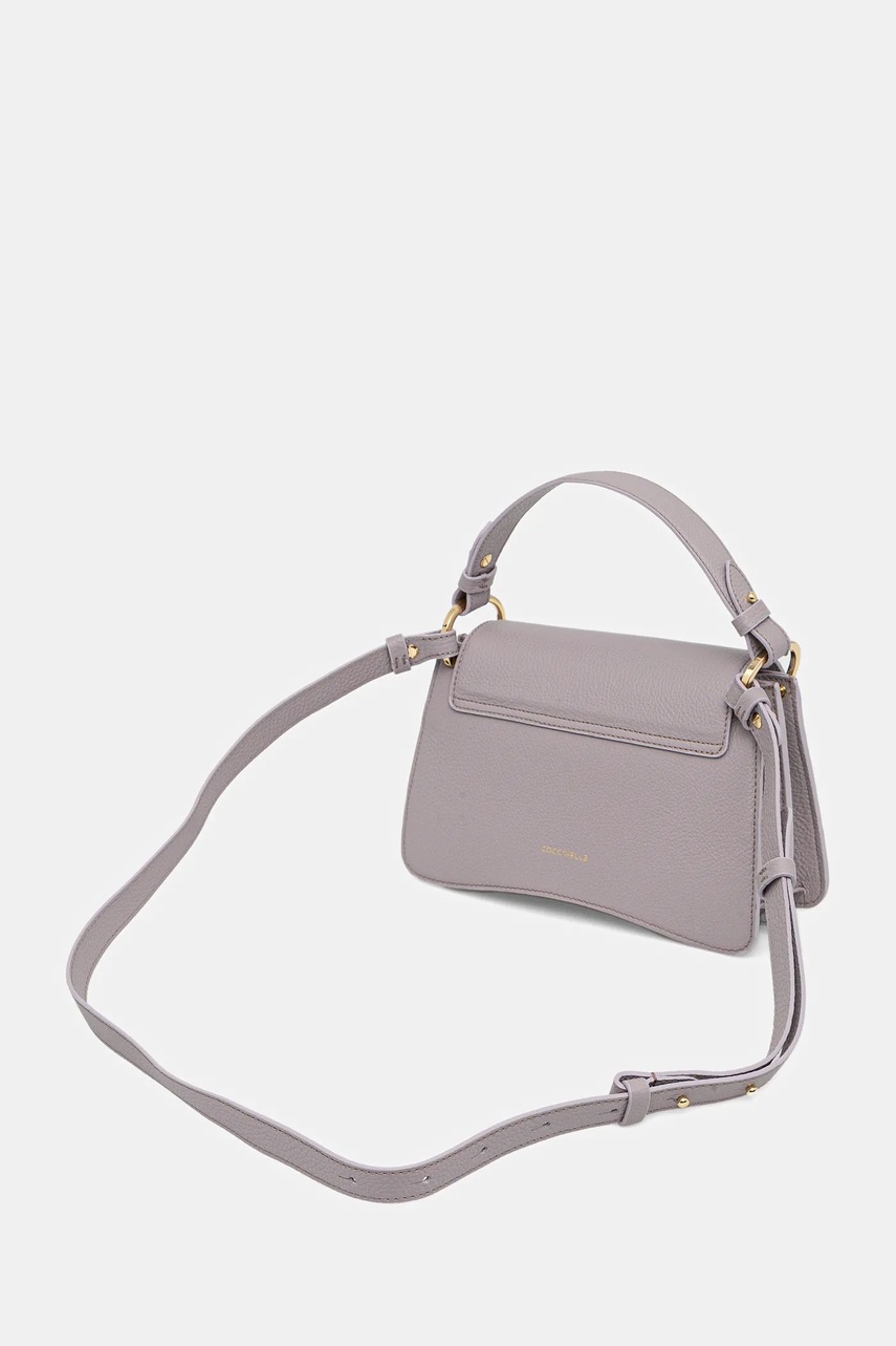 Δερμάτινη τσάντα Coccinelle χρώμα: μαύρο, E1 SSL 18 02 01 φωτογραφία