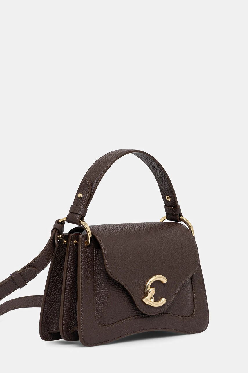 Кожаная сумочка Coccinelle цвет бежевый E1 SSL 18 02 01