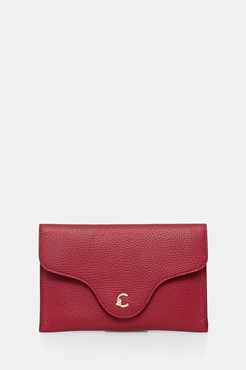 Coccinelle poseta piele culoarea bordo, E5 SSL 19 01 01