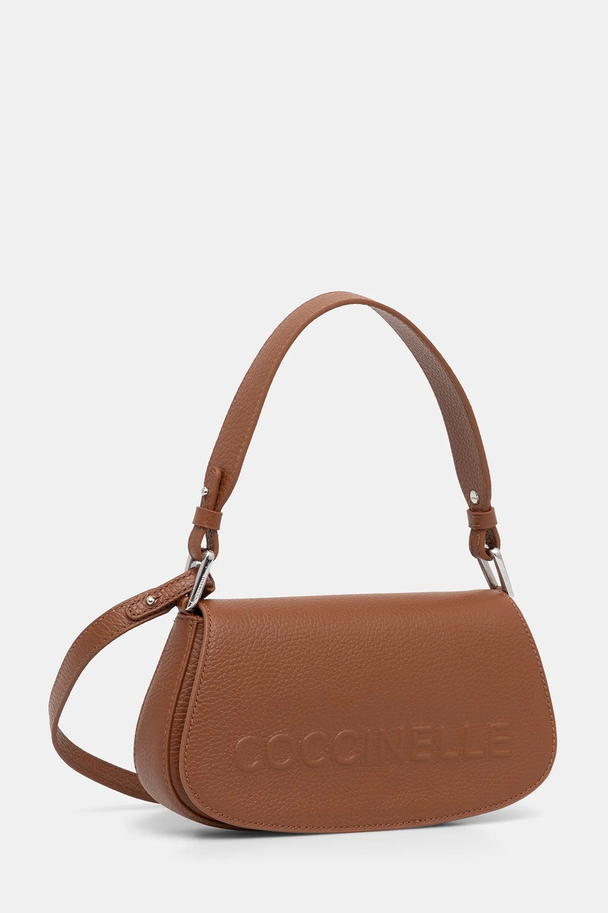 Кожаная сумочка Coccinelle цвет чёрный E5 QBB 52 01 01