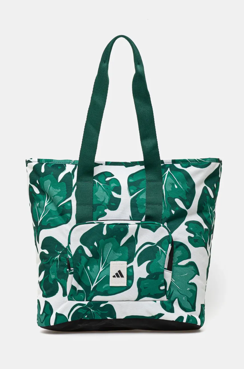 adidas poseta W LEAF TOTE culoarea verde, JG1110