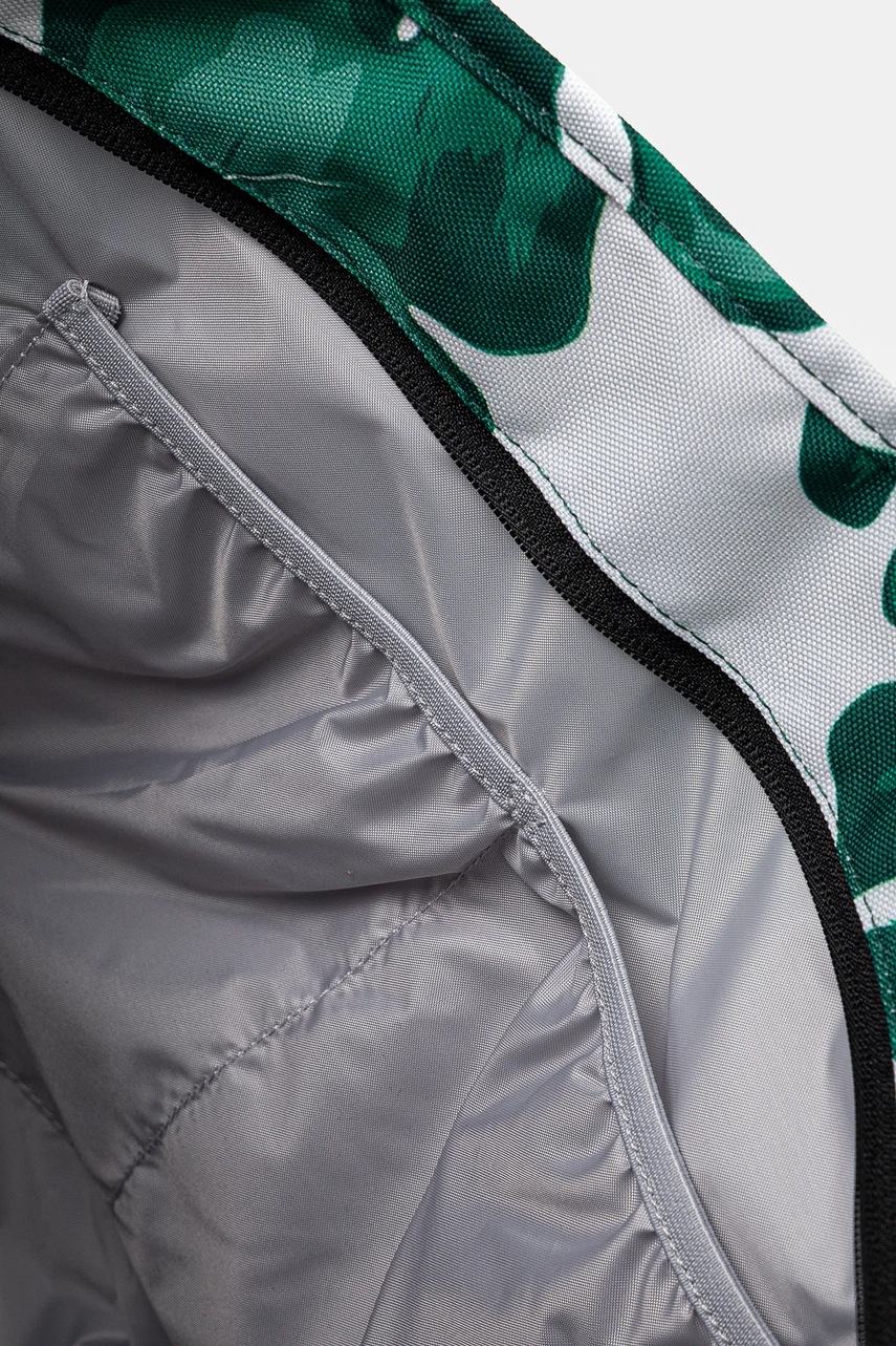 Τσάντα adidas W LEAF TOTE χρώμα: πράσινο, JG1110 φωτογραφία