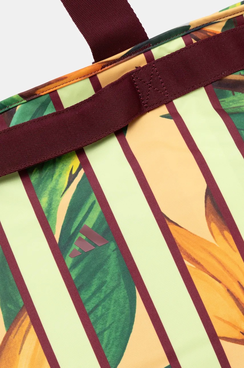 Τσάντα adidas x Farm Rio χρώμα: πράσινο, JJ1691 φωτογραφία