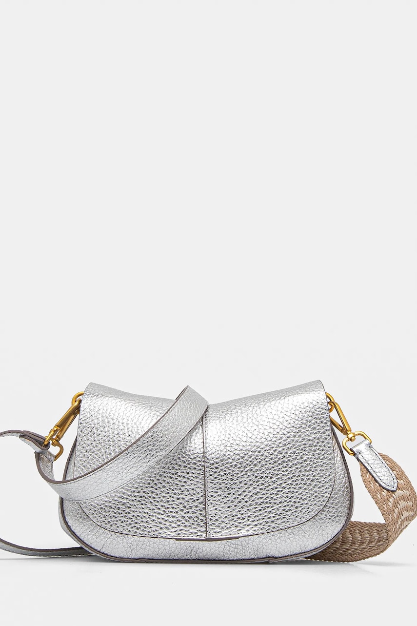 Gianni Chiarini poseta de piele HELENA culoarea argintiu, BS 11088 TKL-NAETN Gianni Chiarini poseta de piele HELENA culoarea argintiu, BS 11088 TKL-NAETN