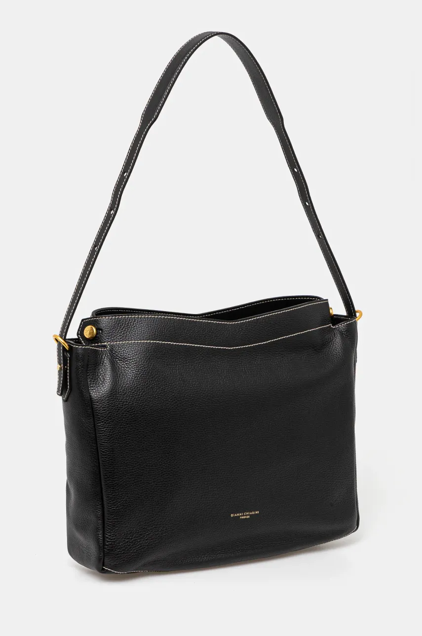 Кожаная сумочка Gianni Chiarini OTTAVIA цвет чёрный BS 11292 GRN Кожаная сумочка Gianni Chiarini OTTAVIA цвет чёрный BS 11292 GRN