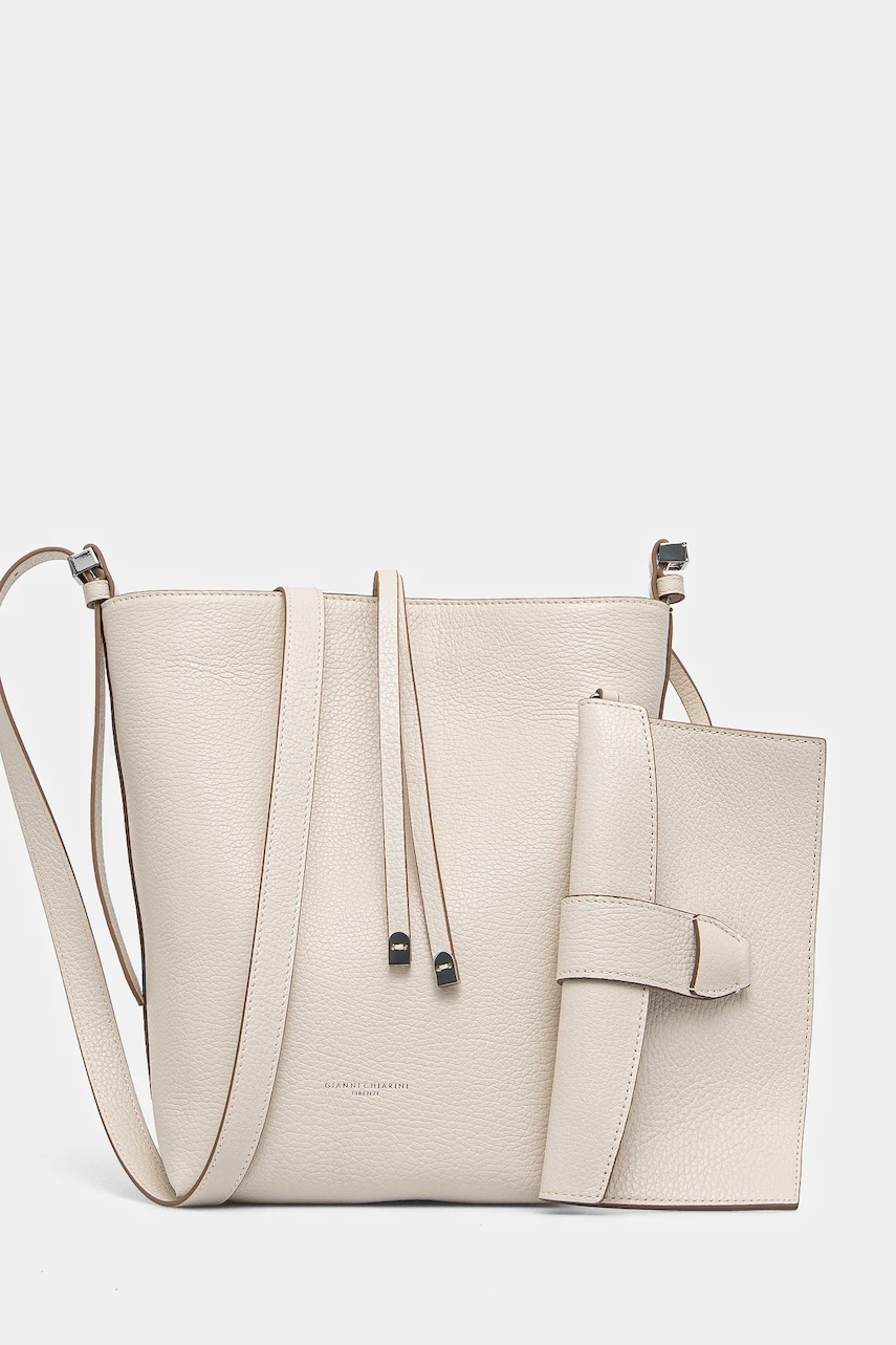 Gianni Chiarini poseta de piele AMELIA culoarea bej, BS 11346/COMM GRN Gianni Chiarini poseta de piele AMELIA culoarea bej, BS 11346/COMM GRN
