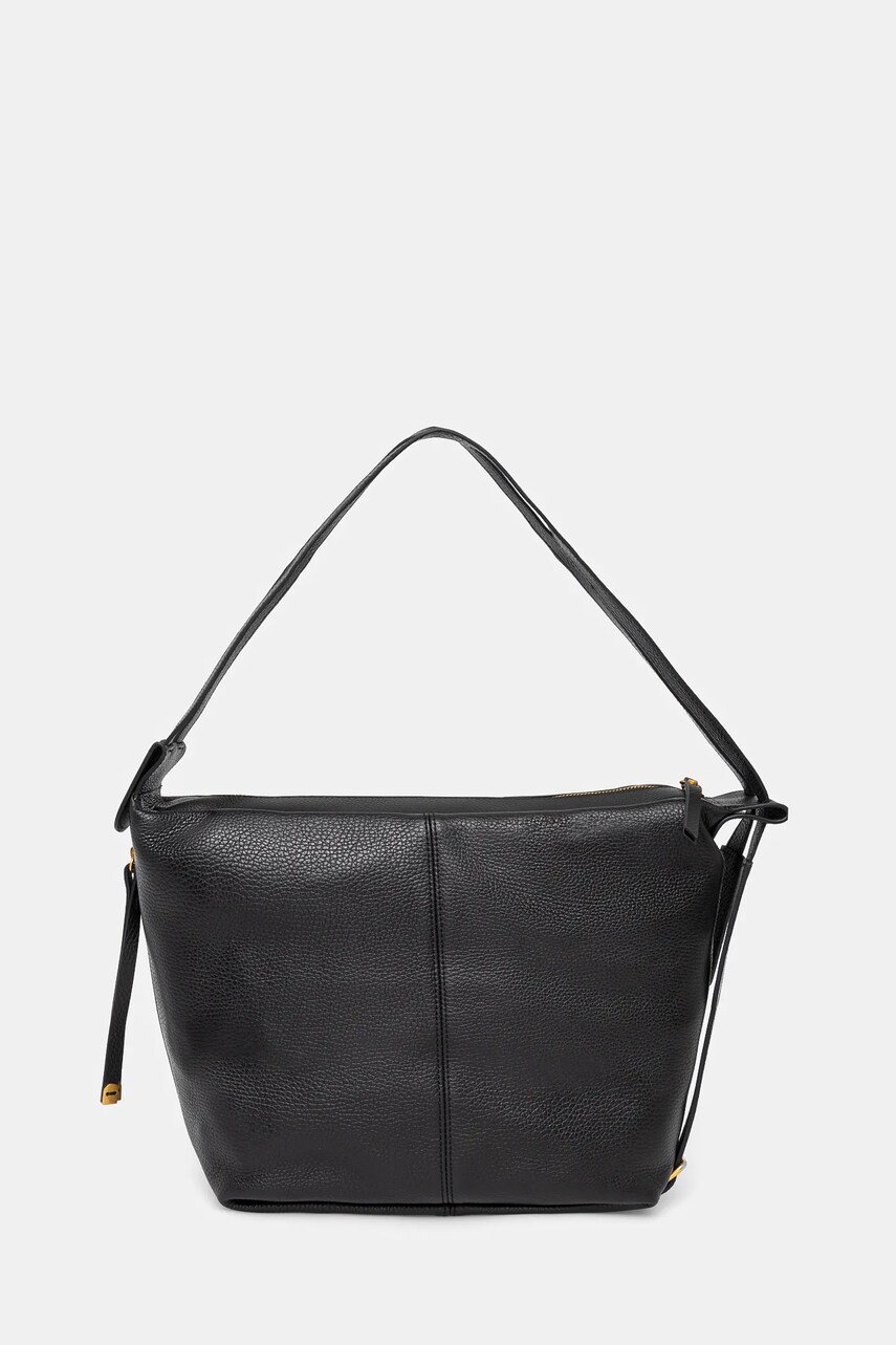 Gianni Chiarini poseta de piele GUIA culoarea negru, ZN 11340/COMM GRN