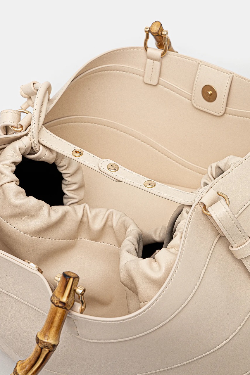 Τσάντα Marella MEDORO χρώμα: μπεζ, 2513511017200 φωτογραφία