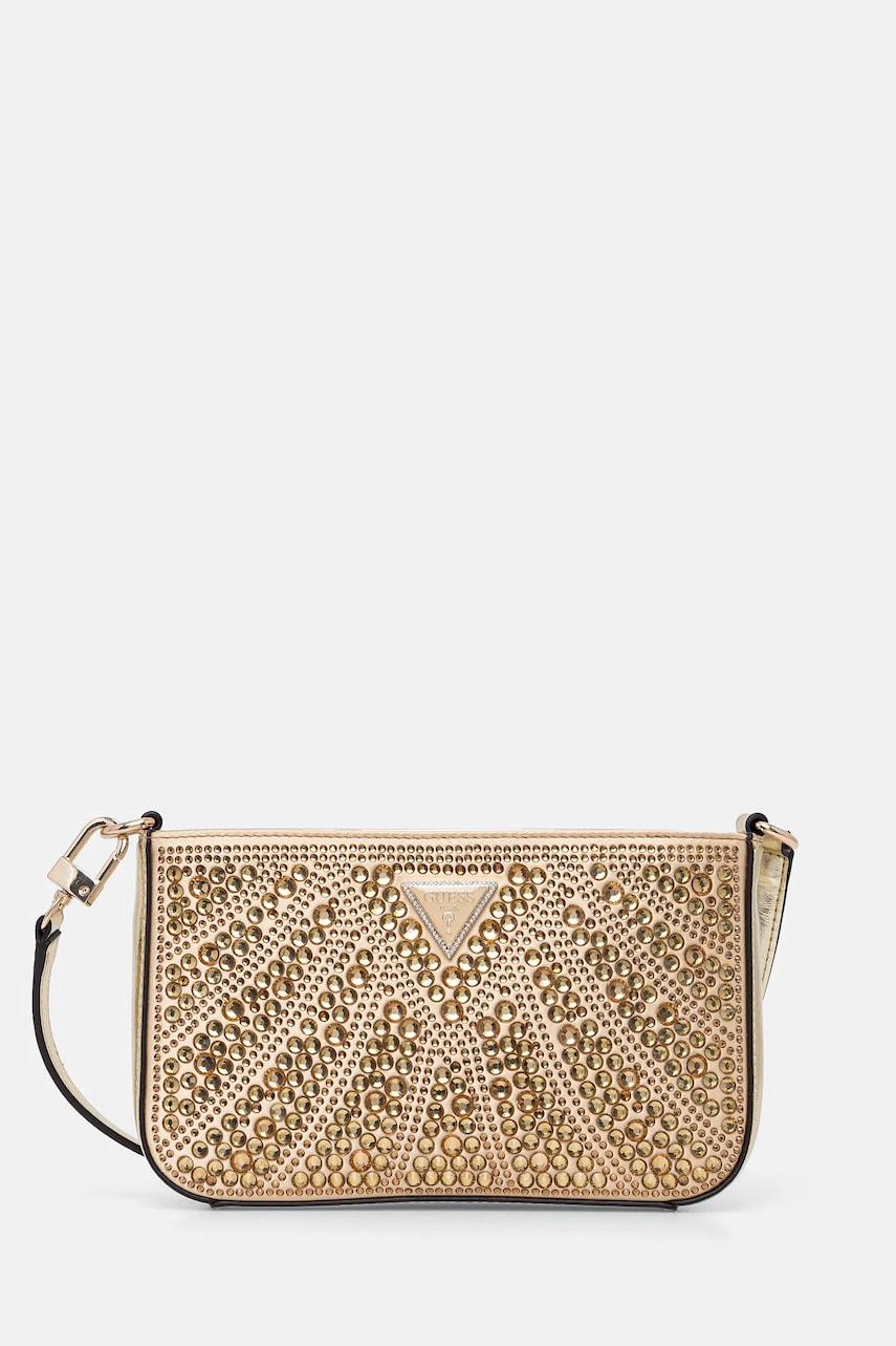 Levně Kabelka Guess BEAUVOIR zlatá barva, HWXG95 28720