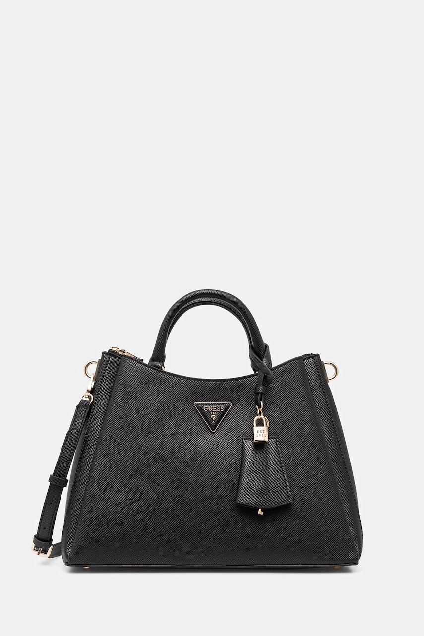 Kabelka Guess JAZLYNN černá barva, HWEZG9 52306