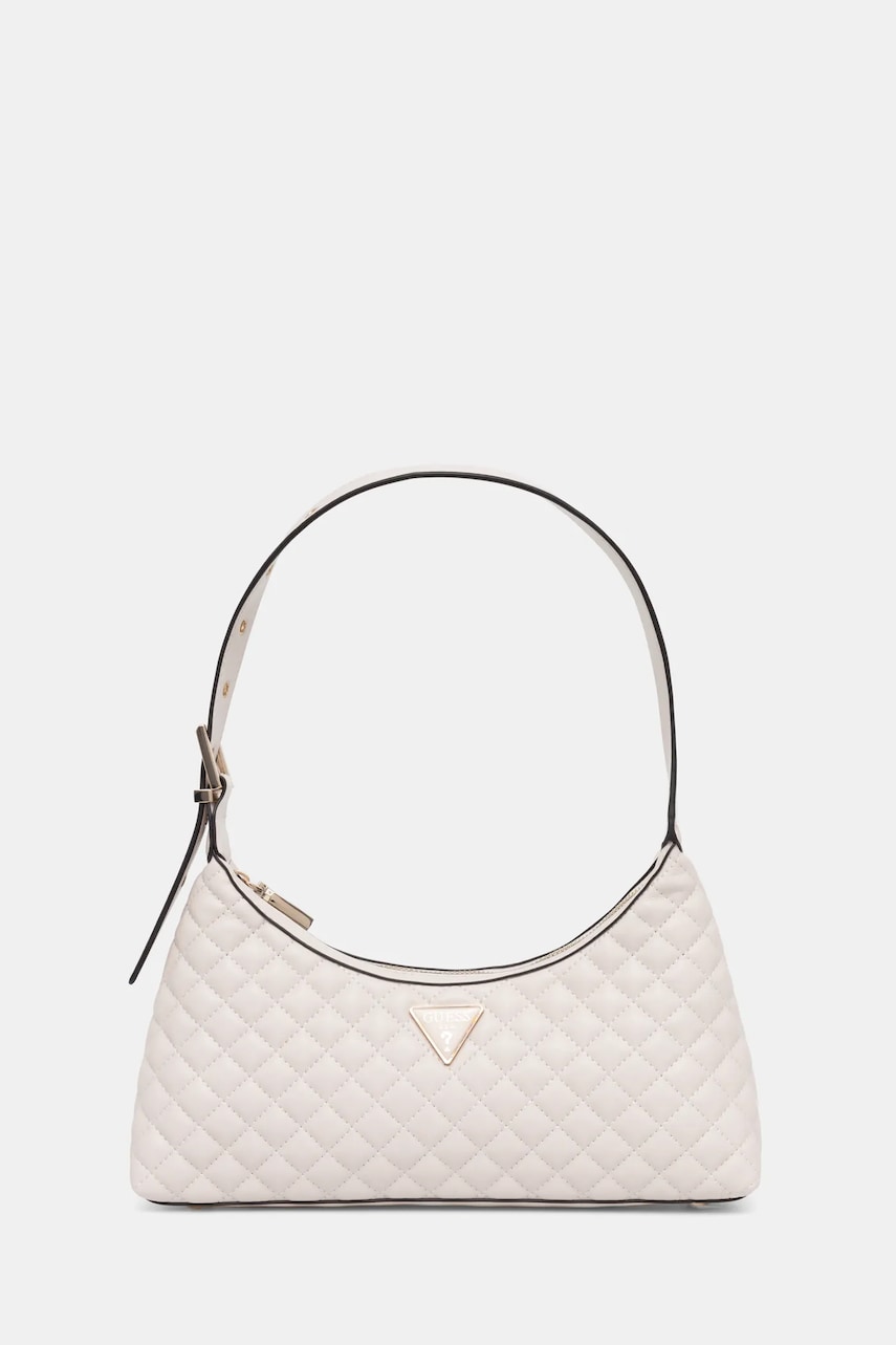 Levně Kabelka Guess RIANEE béžová barva, HWEQG9 54117