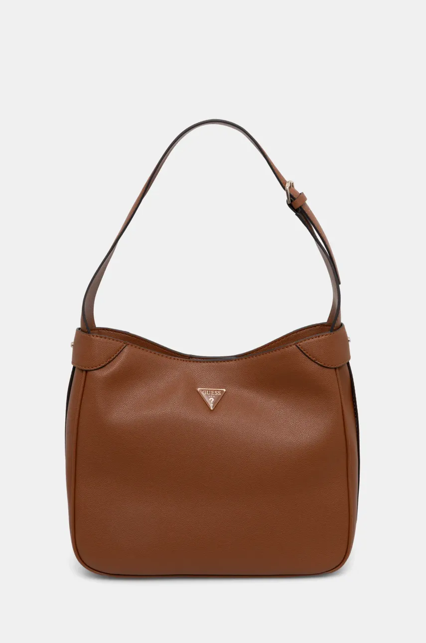 Kabelka Guess FEDORA hnědá barva, HWBG95 19020