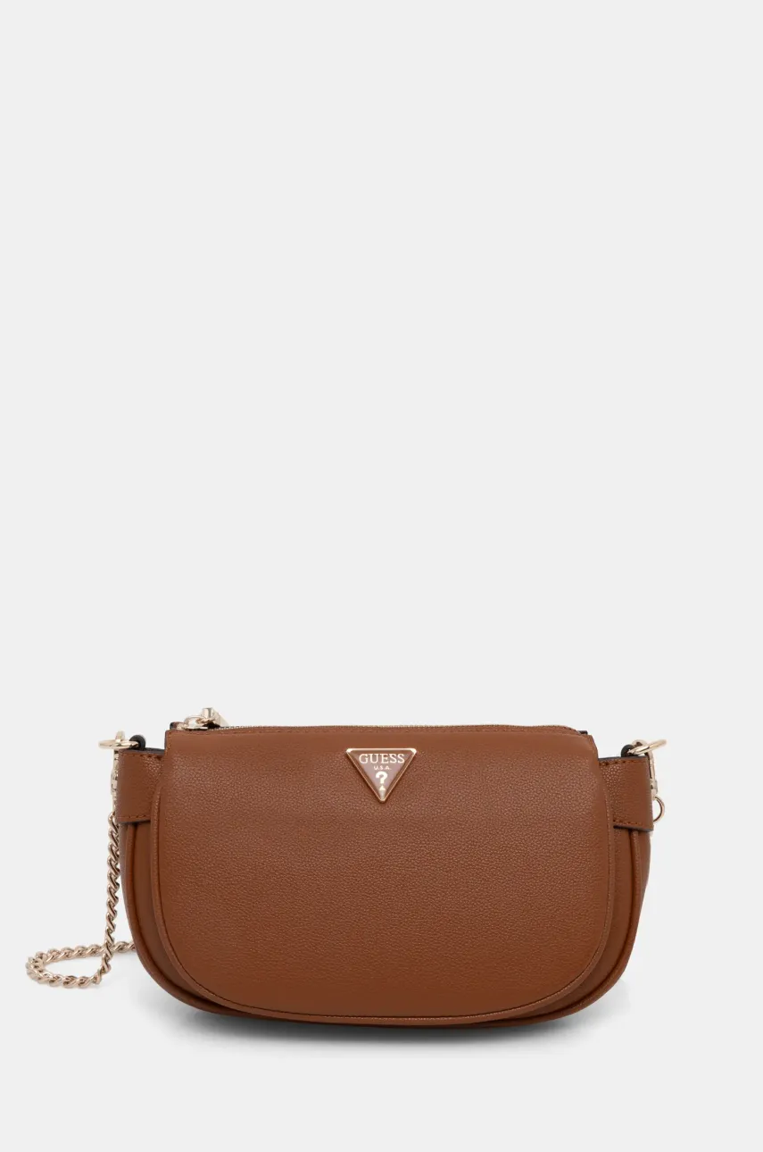 Kabelka Guess FEDORA hnědá barva, HWBG95 19170