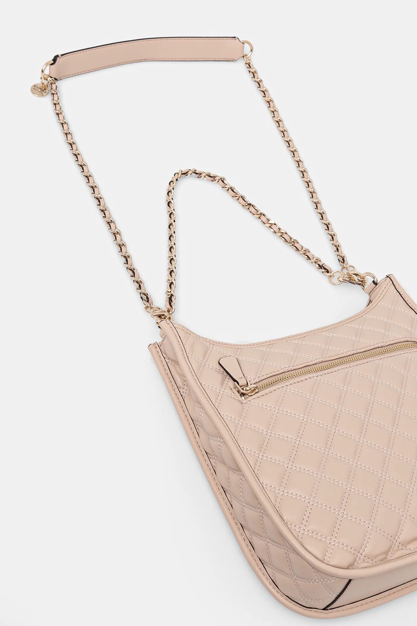 Τσάντα Guess GIULLY χρώμα: ροζ, HWQG87 48030 φωτογραφία