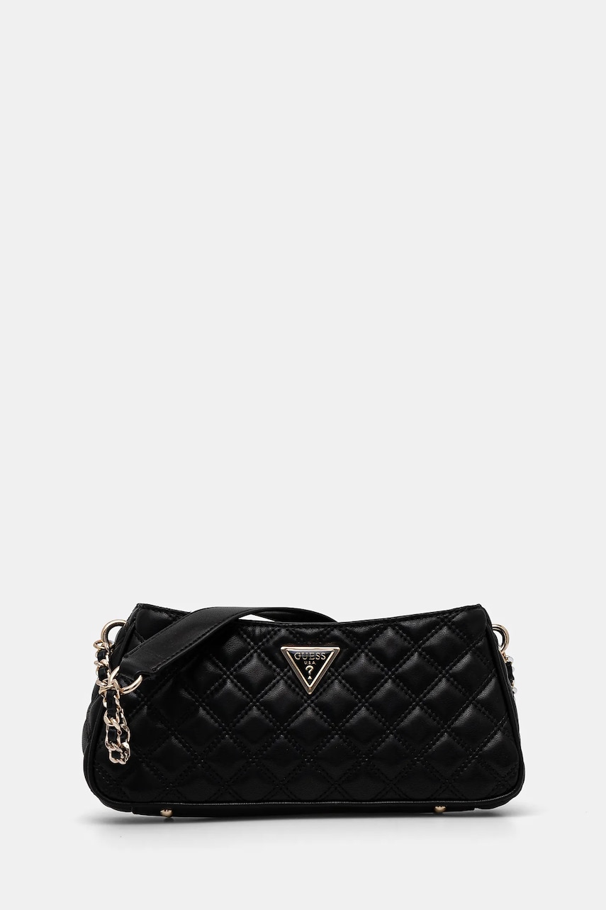 Levně Kabelka Guess GIULLY černá barva, HWQG87 48160
