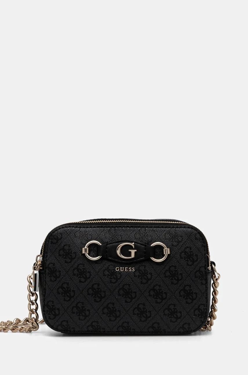 Kabelka Guess IZZY černá barva, HWSG86 54140