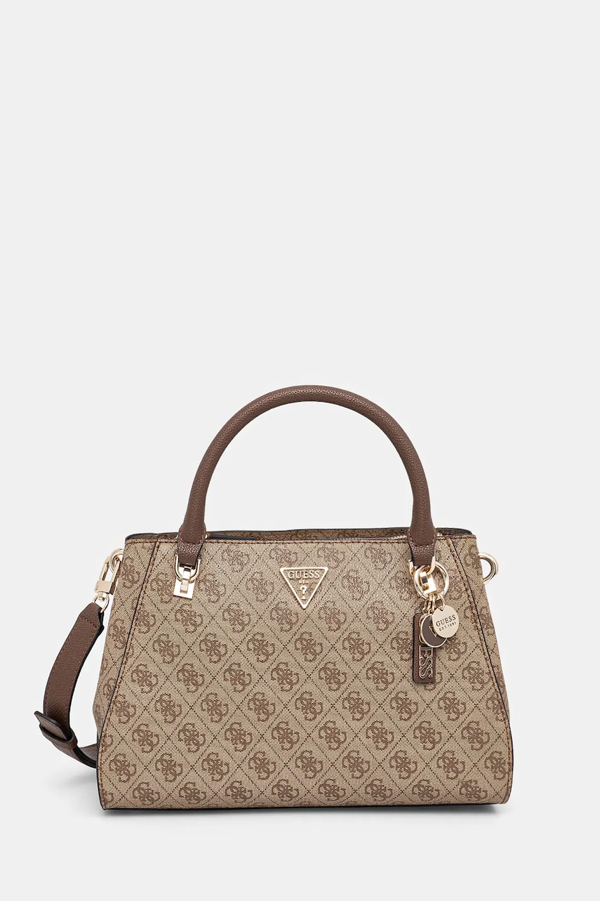 Levně Kabelka Guess NOELLE hnědá barva, HWBG78 79070