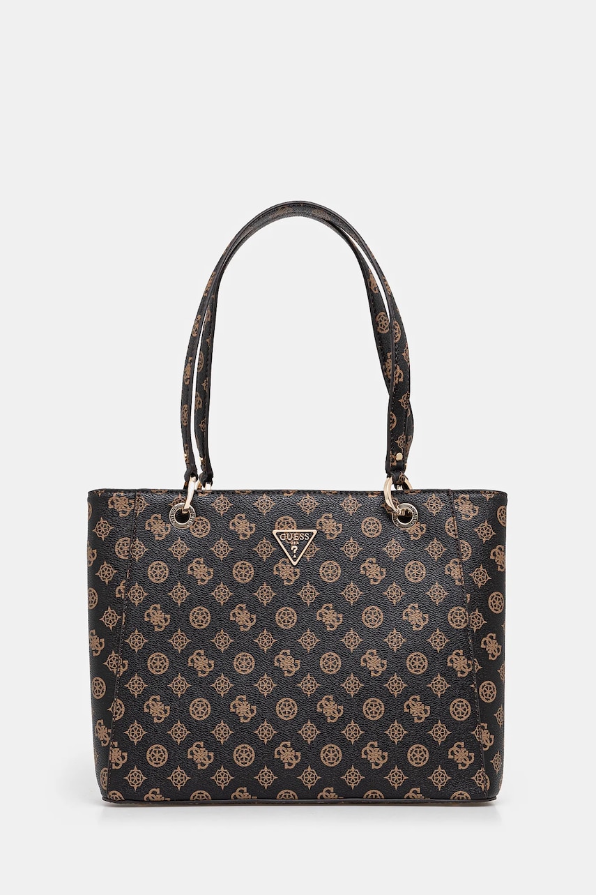 Levně Kabelka Guess NOELLE hnědá barva, HWPZ78 79250