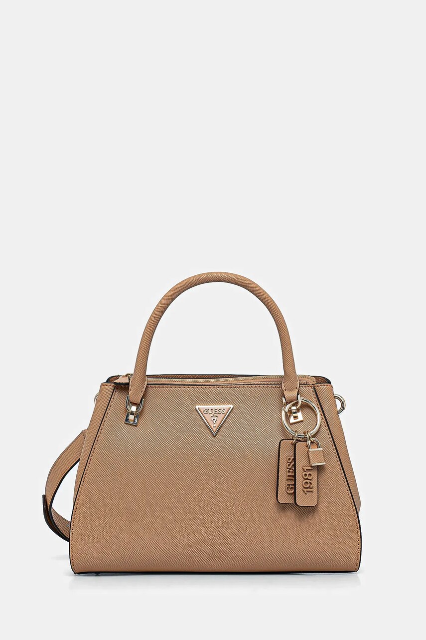 Levně Kabelka Guess NOELLE hnědá barva, HWZG78 79070