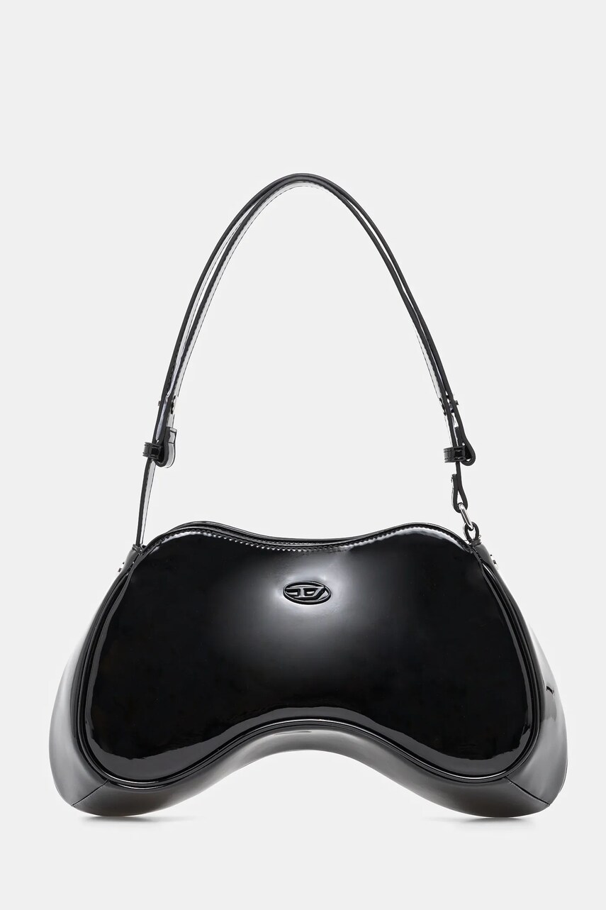 Diesel geantă PLAY PLAY SHOULDER cross bodyb culoarea negru, X10201.P6255