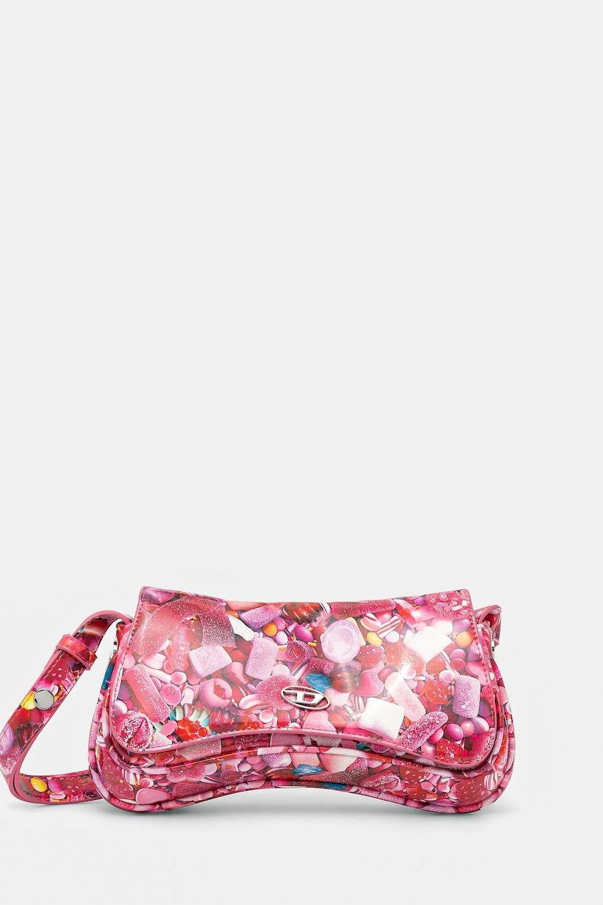 Diesel poseta PLAY PLAY CLUTCH clutch culoarea roz, X10202.P6019