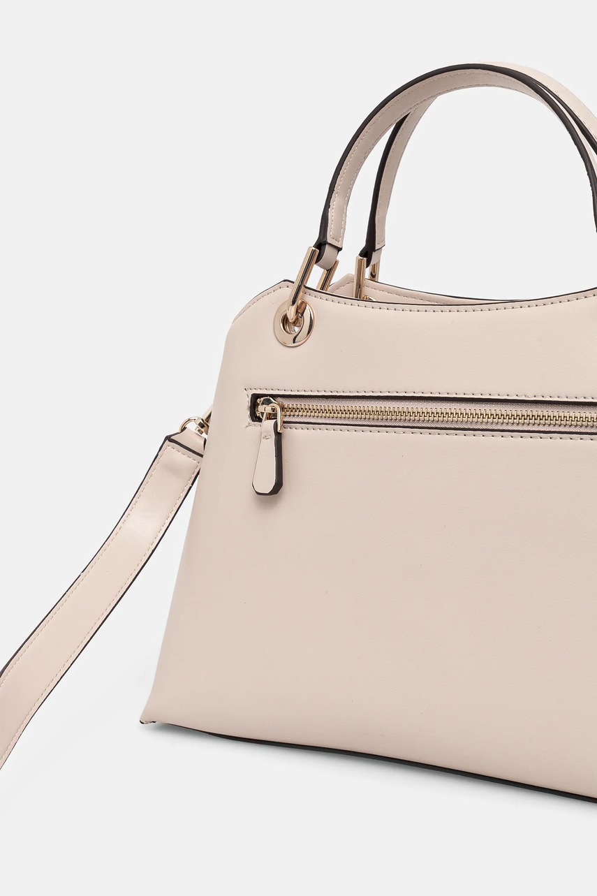 Τσάντα Guess ECO EVAINE χρώμα: μπεζ, HWEVG9 53506 φωτογραφία