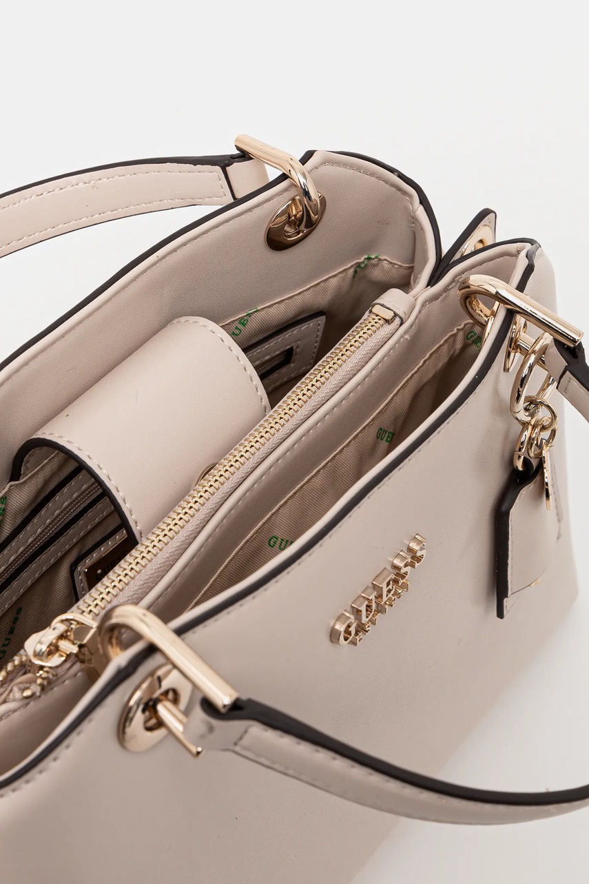 Τσάντα Guess ECO EVAINE χρώμα: μπεζ, HWEVG9 53506 φωτογραφία