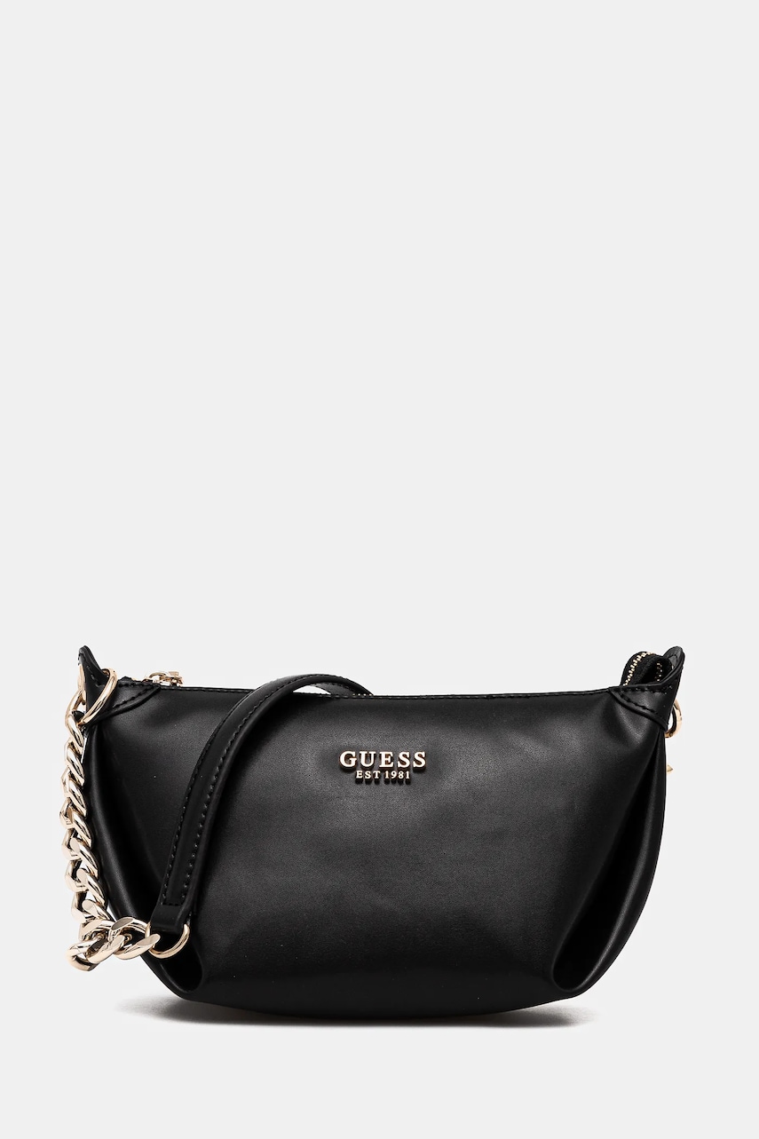 Levně Kabelka Guess ECO EVAINE černá barva, HWEVG9 53517