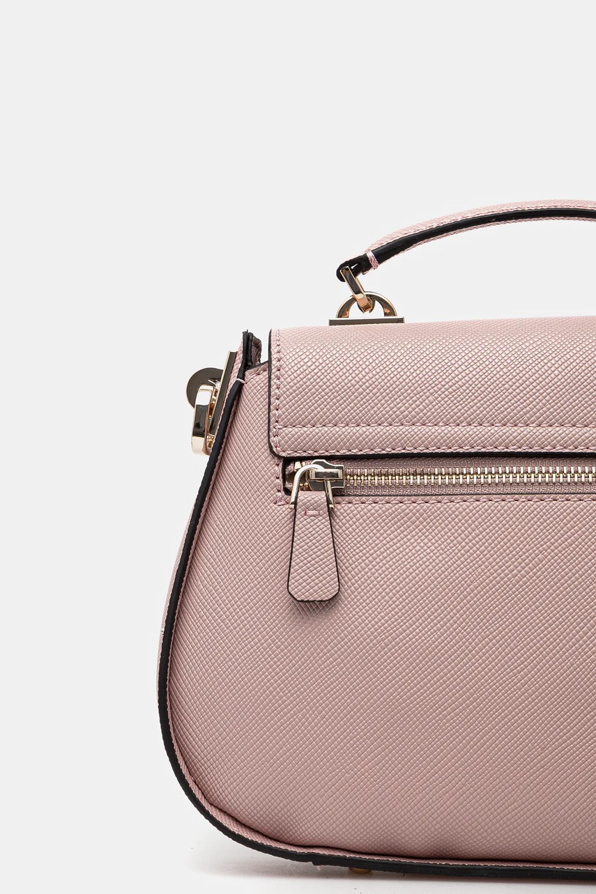 Τσάντα Guess ECO JAZLYNN χρώμα: ροζ, HWEZG9 52320 φωτογραφία